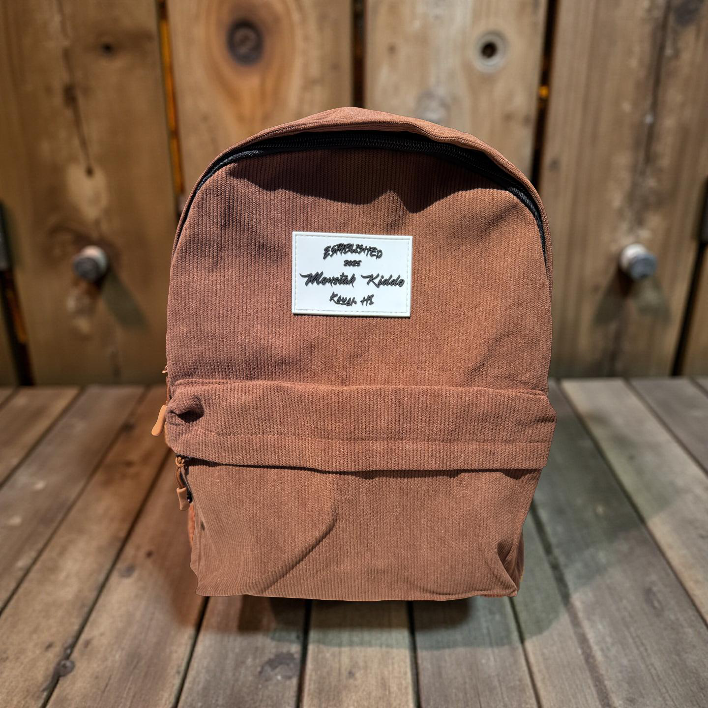 “Rusty” corduroy backpack